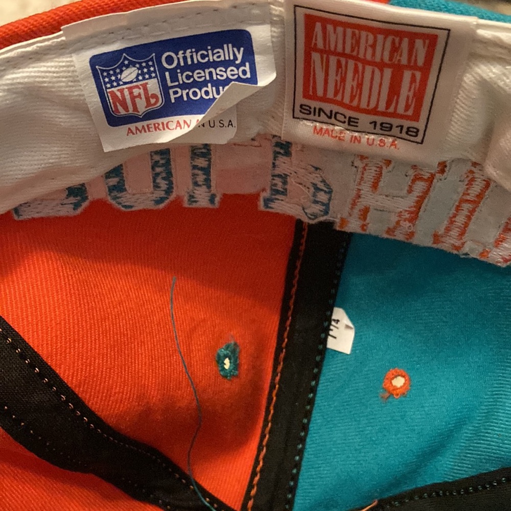 Vintage New NFL Miami Dolphins American Needle Fitted - Picture 6 of 9